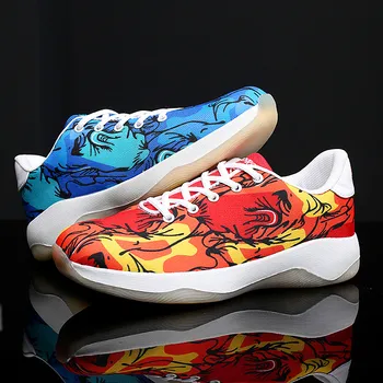 

Canvas low shoes new men's casual shoes breathable wicking sports shoes wear rubber non-slip outdoor hiking travel discount