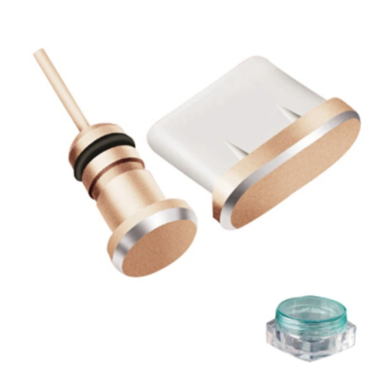 Металлический Micro usb порт для зарядки+ порт для наушников пылезащитный Разъем для мобильного телефона Android 3,5 мм заглушка для порта гарнитуры извлечение карты Pin