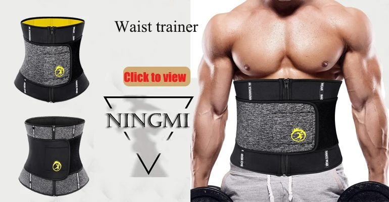 NINGMI Slimming Underwear for Men Waist Trainer Body Shaper Shapewear  Gridle Neoprene Sauna Male Modeling Belt Weight Loss Strap