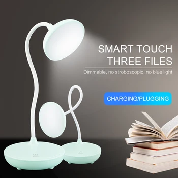 

5W LED Study Lamp USB Desk Reading Light Touch Switch Book Table Bendable Light Children Study Room Kitchen Cabinet Bulb