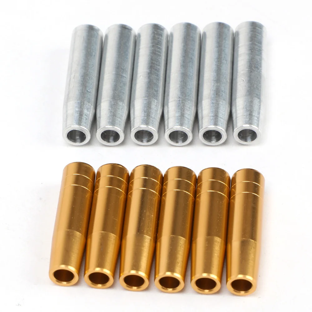 6/12pc Aluminum Arrow Insert For OD 8mm 5/16 inch Hunting Wooden Bamboo