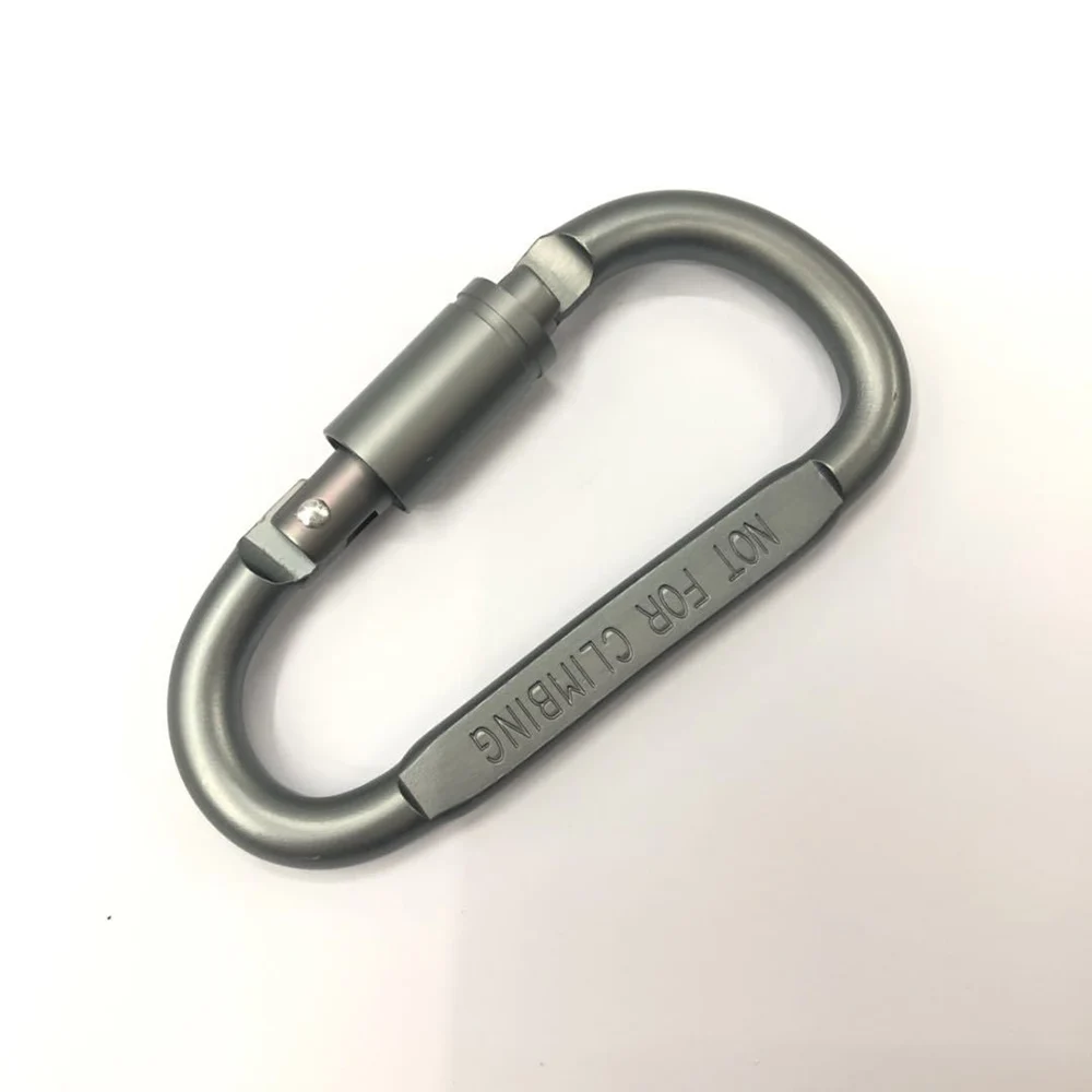 Carabiner Travel Kit Camping Equimpment Aluminum D-Ring Hook Survival Gear Camp Backpack Nut Buckle Mosqueton Carabiner BC0232 (5)