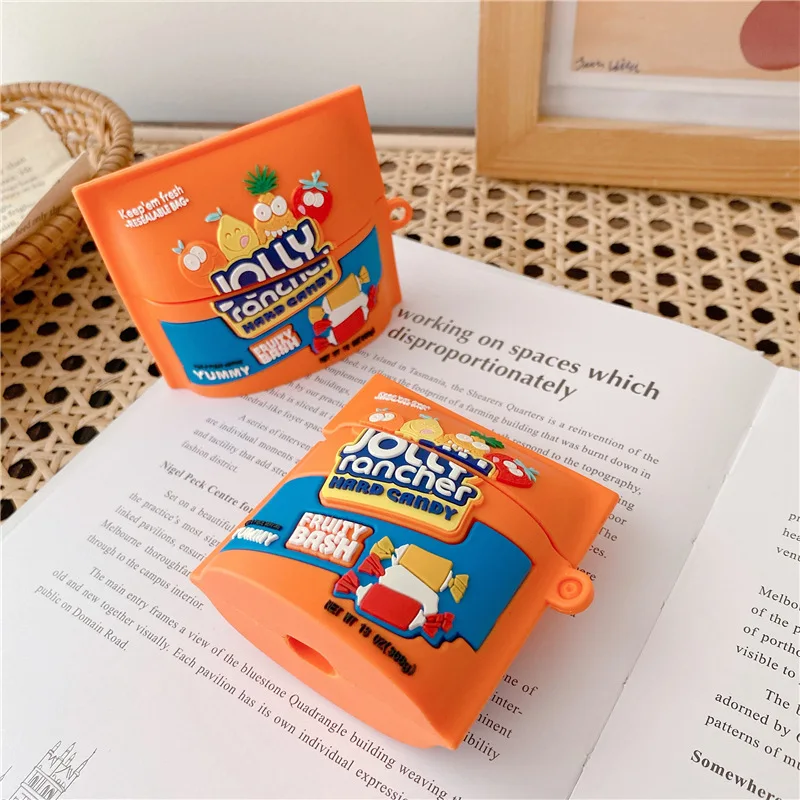 3D Luxury Earphone Case For AirPods 1 2 3 Pro sweet sugar chocolate Potato Chips soft silicone Wireless Headset bluetooth case 3D Luxury Earphone Case For AirPods 1 2 3 Pro sweet sugar chocolate Potato Chips soft silicone Wireless Headset bluetooth case