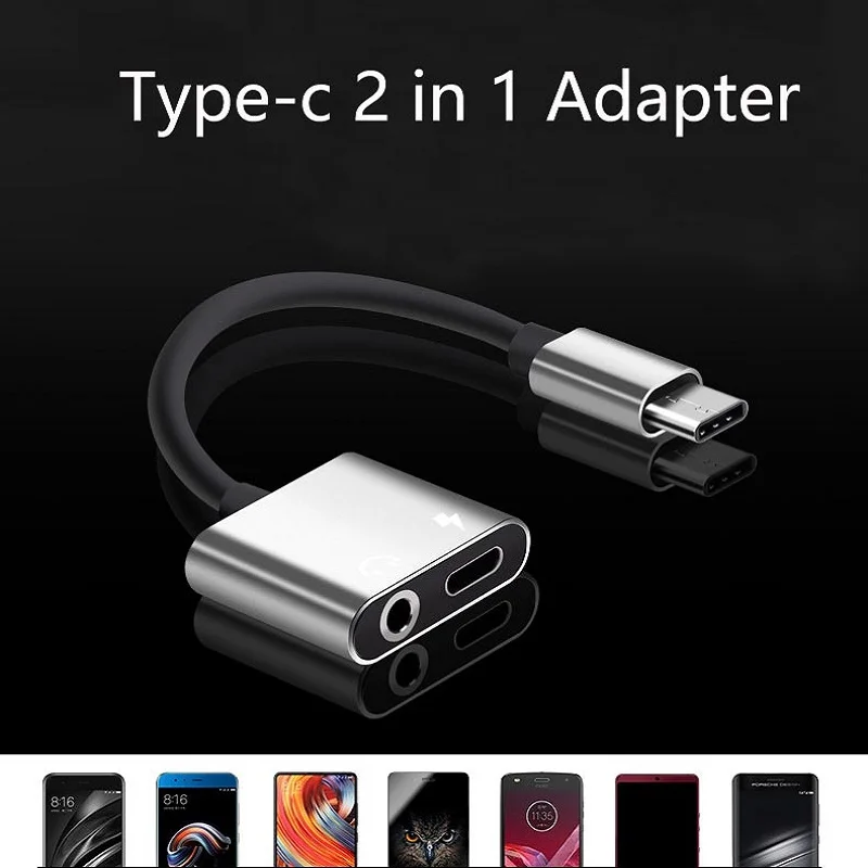 Usb type C до 3,5 мм разъем для наушников адаптер для huawei Xiaomi samsung Aux аудионаушники с кабелем Зарядное устройство USB конвертер