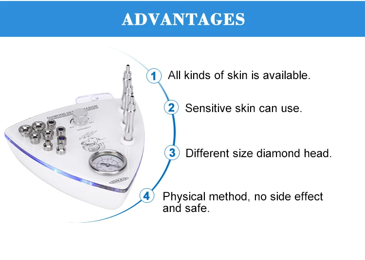 Portable super crystal    skin care  diamond microdermabrasion   Facial  peeling  Beauty  Tools