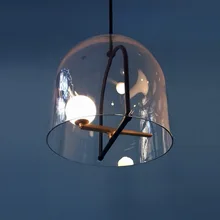 Lustre nordique à tête unique pour Restaurant, Bar, comptoir, chambre à coucher, chevet, café, escaliers, simplicité créative Post moderne