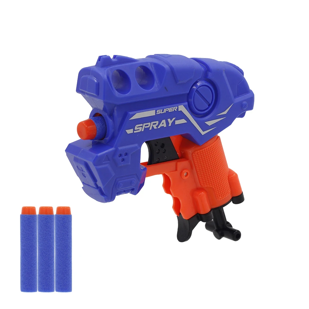 New Mini Soft Bullet Gun Children' s Outdoor Game Toys Suit for Nerf bullets Toy Pistol Gun for Kids Best Gift - Цвет: As pictures