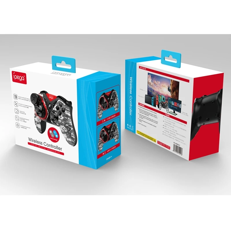 IPEGA Bluetooth геймпад для Nintendo Switch контроллер переключателя Портативный джойстик с 6-осевым гироскопом вибрации для NS консоли PG-SW001