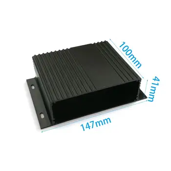 

Aluminum Enclosure Instrument Shell Electronics PCB Project Box DIY 147x41x100mm Amplifier Distribution Case Wall Mounted