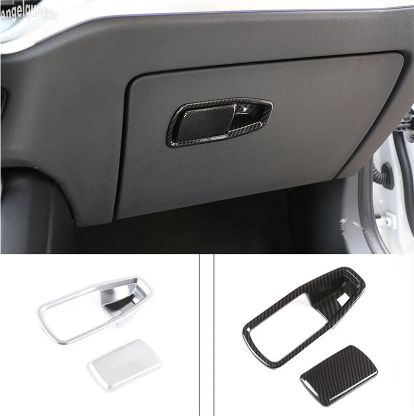 ABS chrome/carbon fiber style For BMW 3 Series G20 G28 2019-2020-21 accessories Car Console Storage Box Switch Cover Decorations