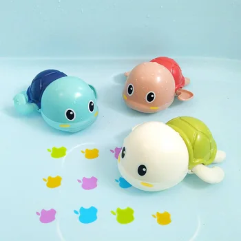 

Cute Cartoon Animal Tortoise Classic Baby Water Toy Infant Swim Turtle Wound-up Chain Clockwork Kids Beach Bath Toys