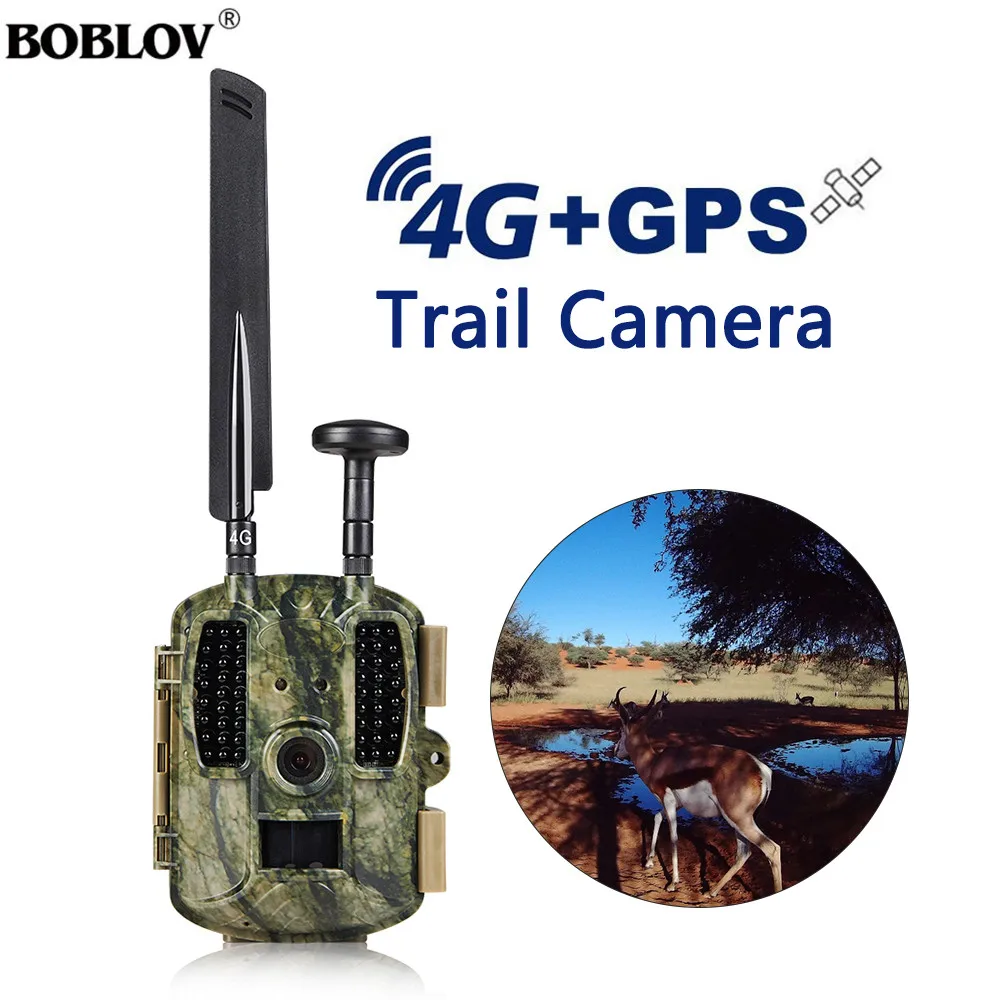 

BOBLOV 4G Hunting Camera Photo Traps Night Vision MMS GSM SMTP Infrared Trail FTP GPS Hunter Camera WildKamera Hunting Camera