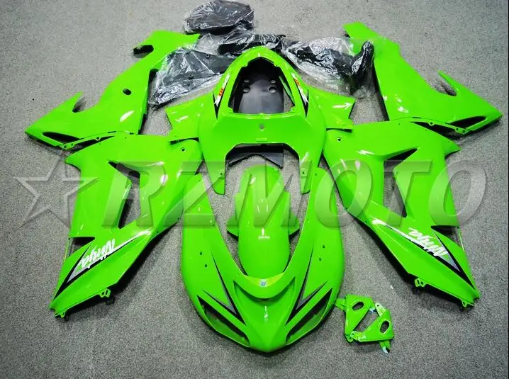 

4 Free Gifts New Hot sell ABS Full Fairing Kit Fit For Kawasaki Ninja ZX-10R ZX10R 2006 2007 06 07 Fairings set nice green