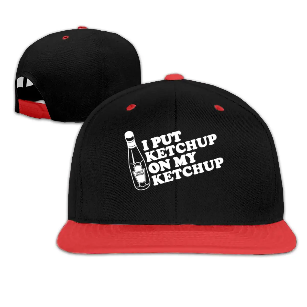 I Put Ketchup On My Adjustable Hip Hop Baseball Caps Hat Boys Girls Red | Аксессуары для одежды