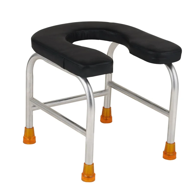 

U-Shaped zuo bian deng Toilet Seat Toilet Stainless Steel Pregnant Women Old Man Squatting Stool People with Disabilities Toilet