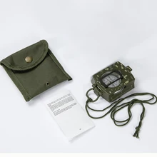 Высокоточный компас Магнитный Водонепроницаемый портативный Открытый Кемпинг охотничье оборудование для выживания ручной светящаяся металлическая компас