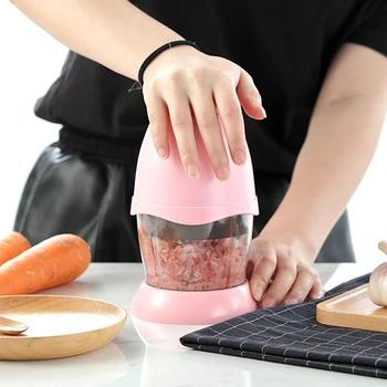 

High Quality ABS Electric Juicer Mini Multi Function Baby Food Supplement Machine Home Automatic Small Meat Grinder