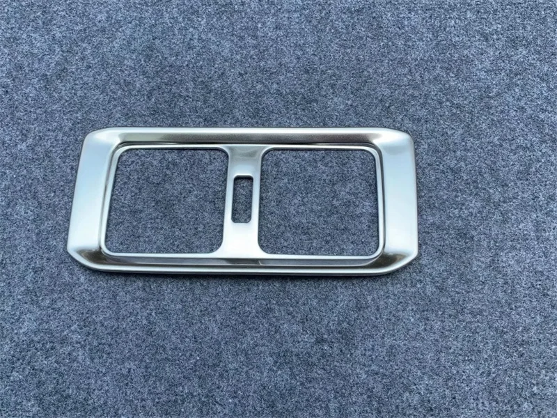 Для Toyota RAV4 RAV 4 интерьер сзади Кондиционер AC вентиляционное отверстие крышка на выходе отделка украшения автомобиля-Стайлинг Аксессуары - Цвет: Silver