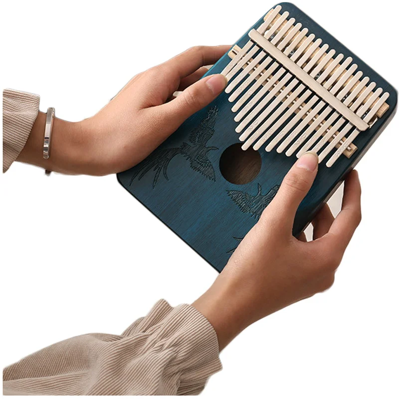 Высокое качество 17 клавиш Kalimba большой палец пианино красное дерево музыкальная
