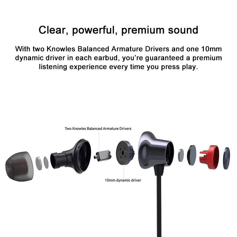 Original OnePlus Bullets Wireless 2 Bluetooth Magnetic Control Mic In Ear headset Hybrid AptX Fast Charge For Oneplus 7 Pro 7T