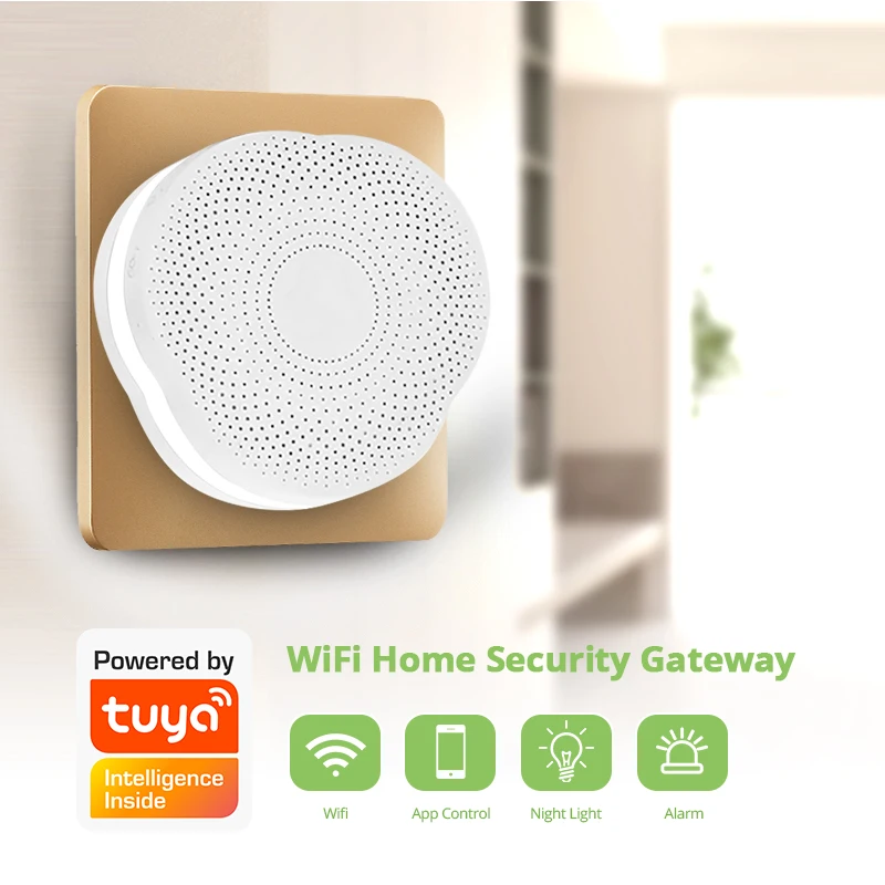 KERUI wielofunkcyjna brama aplikacji Tuya system alarmowy bezpieczeństwo w domu inteligentny Alarm, że System działa z asystent Google/Alexa sterowanie KERUI wielofunkcyjna brama aplikacji Tuya system alarmowy bezpieczeństwo w domu inteligentny Alarm, że System działa z asystent Google/Alexa sterowanie