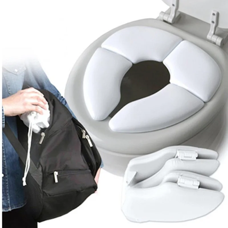 Children's Soft Portable Folding Child Baby Toilet Seat  (1)