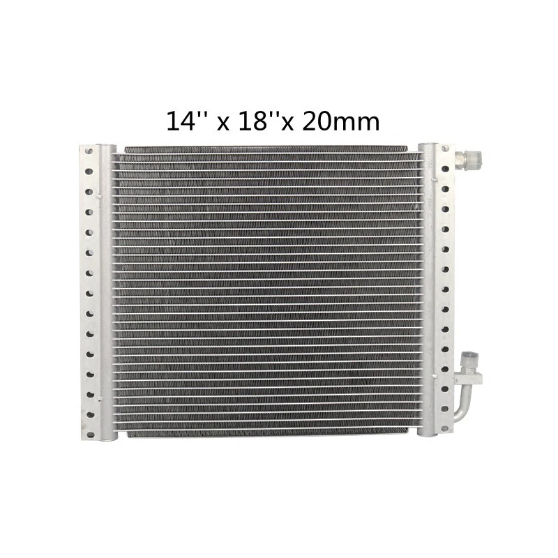 

Universal Aluminium Air Conditioning Radiator Condenser 14'' x 18'' x 20mm for Car Truck Hot Rod Auto A/C Conditioner