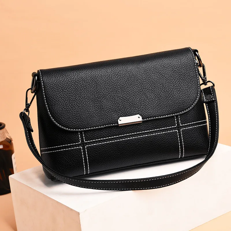 

New Patchwork Women Shoulder Bag High Quality Ladies Crossbody Handbag Designer Luis Messenger Bags Female Pu Leather Hand V Bag