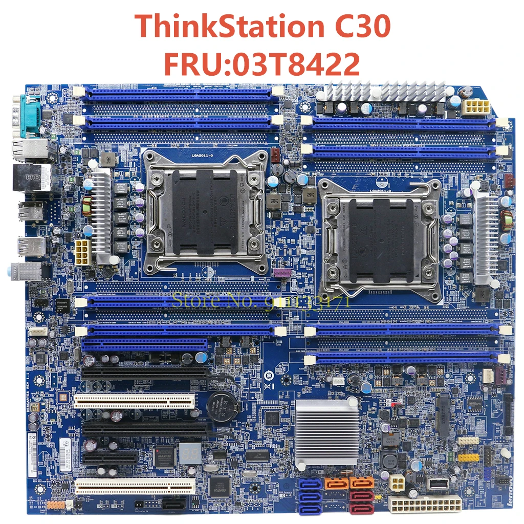 Материнская плата для Lenovo ThinkStation C30 03T8422 сканер REV 1 набор микросхем Intel C602 LGA2011 DDR3