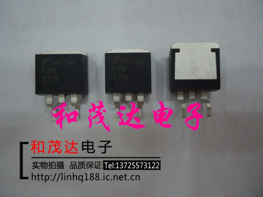/2 шт/FDB2710 250V 50A TO-263 TO263