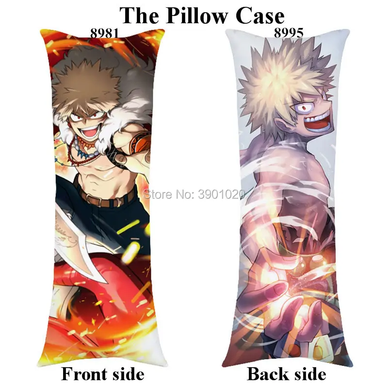 Аниме Bakugo кацуки тело наволочка Мультфильм My Hero Academy длинная Наволочка на заказ