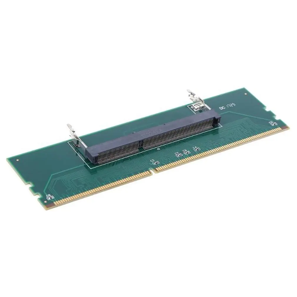 

Green DDR3 Laptop SO DIMM to Desktop DIMM Memory RAM Connector Adapter Card Useful Computer Component Supplies