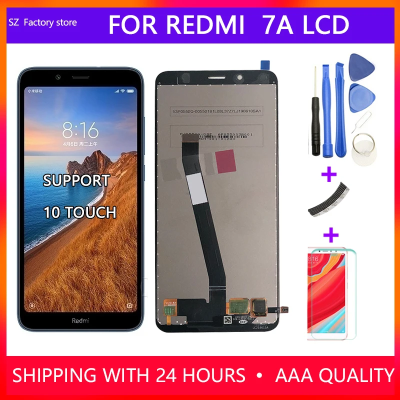 

5.45 inch Screen Replacement For Xiaomi Redmi 7A LCD Display & Touch Screen Digitizer Frame Assembly Set For Redmi7A 1440*720