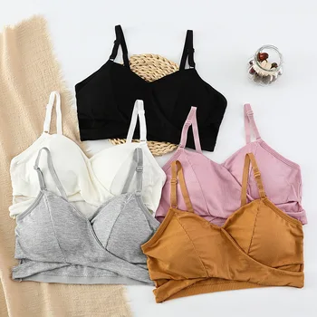 

Linbaiway 2020 Women French Style Lace Bras Underwear Bralette Seamless Push up Female Soft Bras Lingerie Intimate Brassiere