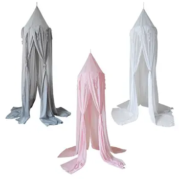 

Kids Bed Canopy Hanging Mosquito Mesh for Baby Crib Nook Castle Game Tent Nursery Play Room Decorations