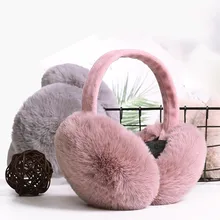 Winter for women Cute Ear Warmers Fashion Women Girl Soft Plush Fur Earmuffs Muffs Outdoor Foldable Earmuffs Earlap Headband