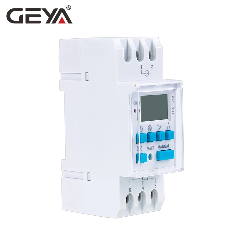 Астрономический таймер GEYA THC ЖК дисплей 16 А 20 30 Latitude Switch 110 В 220 В|Таймеры| |