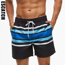 Новые мужские купальники тонкие быстросохнущие Горячие весенние свободные цветочные купальники пляжные брюки мужские пляжные шорты