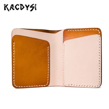

100% Genuine Leather Designer Handmade Men Wallets Tanned Vintage Fashion Cash Purse Man Wallet Holder Luxury Quality Money Clip