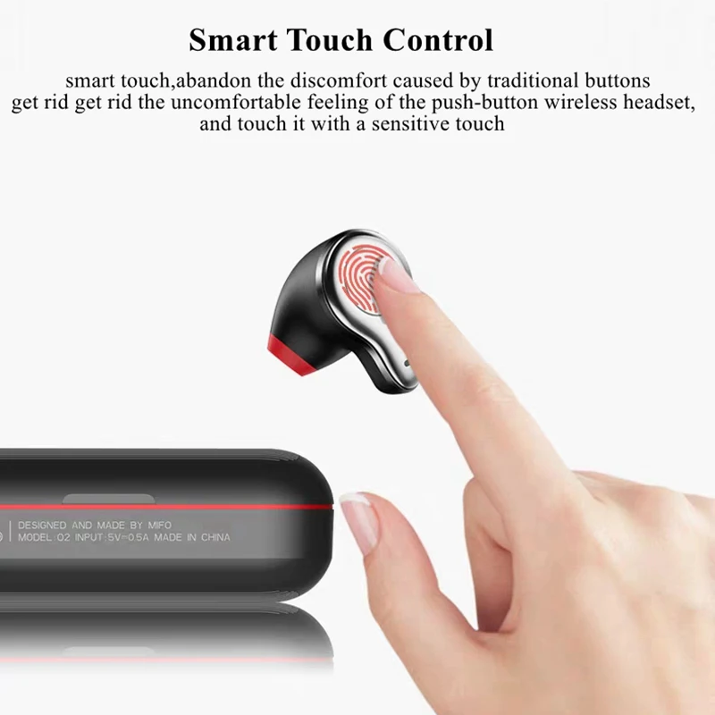 Mifo O2 Bluetooth 5 0 настоящие беспроводные наушники вкладыши водонепроницаемые стерео