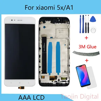 

For 5.5" Xiaomi Mi A1 MiA1 LCD Screen Display+Touch Screen Digitizer Frame For Xiaomi 5X Mi 5X Mi5X LCD Display