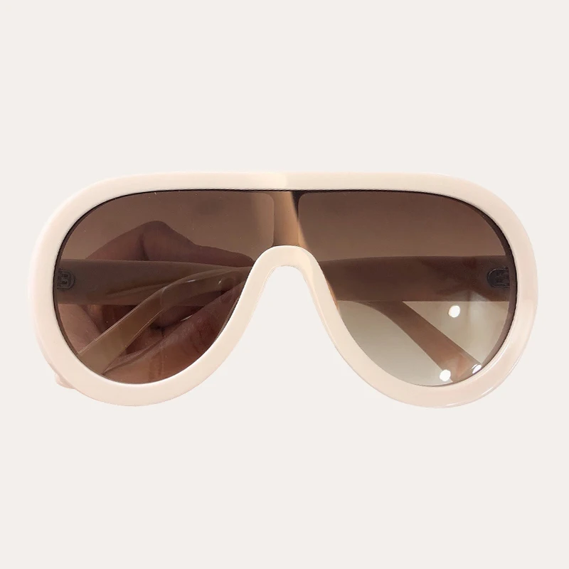 No.3 sunglasses Большие солнечные очки для женщин и мужчин с большой оправой, цельные солнцезащитные очки для женщин - Цвет линз: No.3 sunglasses