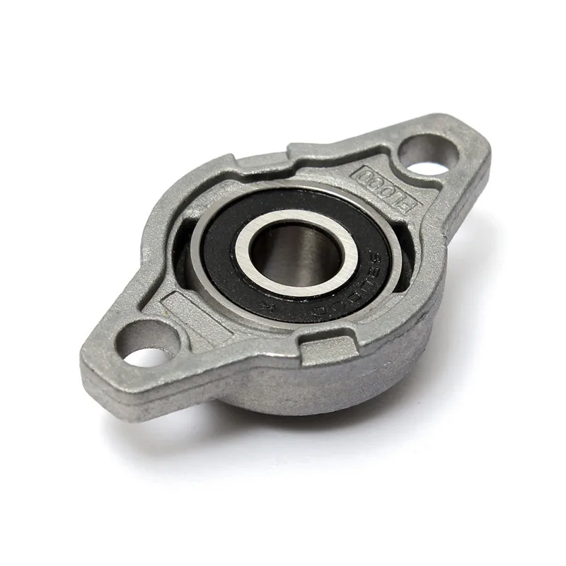 

2pc/Set KFL000 Pillow Block Bearing Pillow Block Bearing 10mm Bore Diameter Flange Bearings Zinc Alloy Machine Parts