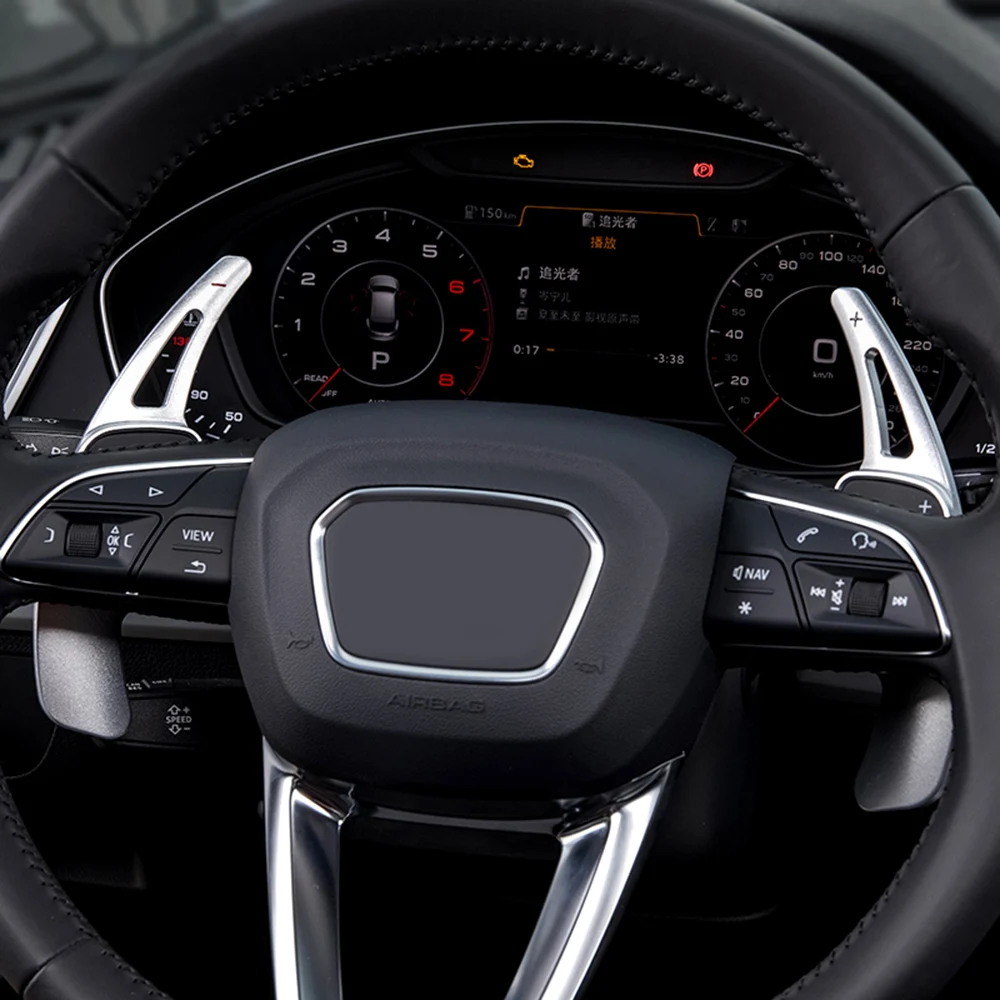 

Car shift paddles for Audi A3 A4 A5 S3 S5 SQ5 Q7 TT TTS steering wheel quick shift DSG extender sticker car styling Accessories