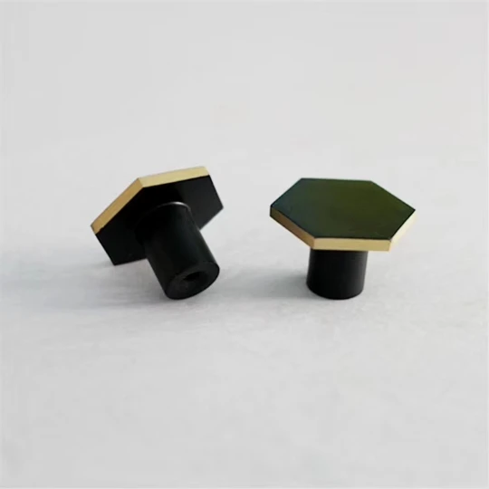 que Brass Hexagon Knobs Cabinet Knob Handle Dres (7)