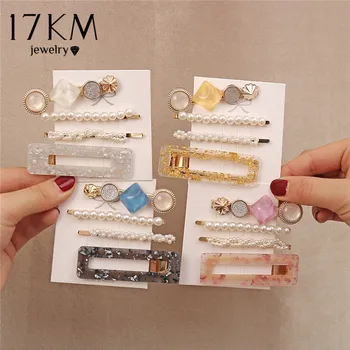 

Shiny Hair Clip Set For Women Girls Acrylic Hollow Geometric Rectangle Hair Clips Sequins Hairpins Barrettes Hair Accessories