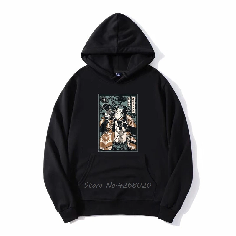 Photographer Samurai Hoodie Fashion Men's Fleece Hoodies Sweatshirt Streetwear Harajuku Hip Hop Coat | Мужская одежда
