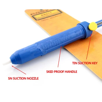 

New Solder Suckers Desoldering Gun Pump Removal Vacuum Soldering Iron Desolder Suction Tin Pen Soldering Iron Pen