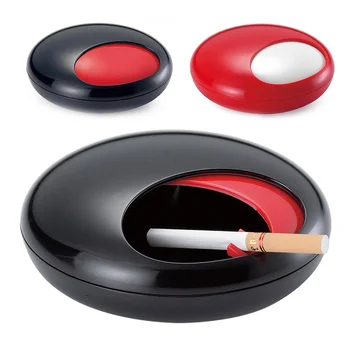 

Red/Black Go Style Ashtray Creative Personality Fashion Large Rotary Ashtray Creative Ashtray With Lid Ashtray For Cigar