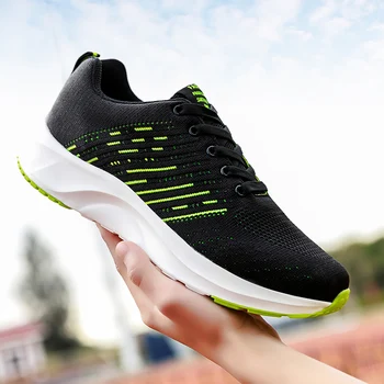 

2020 Men Running Shoes Breathable Outdoor Sports Sneakers Male Black Jogging Walking Athletics Shoes tennis shoes